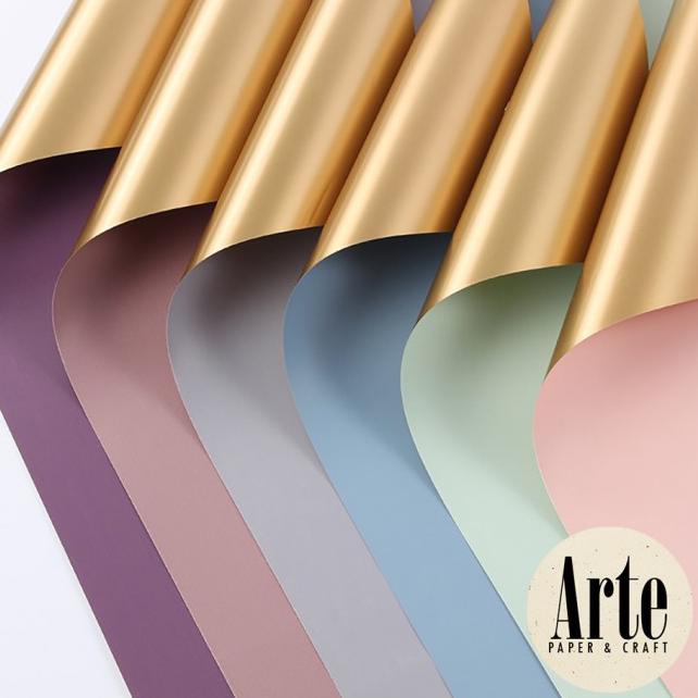 

Miliki 20 Lembar Cellophane Pastel Dual Bi Color Tone Gold Kertas Buket Korea Bunga Flower Wrapping Paper Polos Kado Arte Grosir Jakarta P.GOY