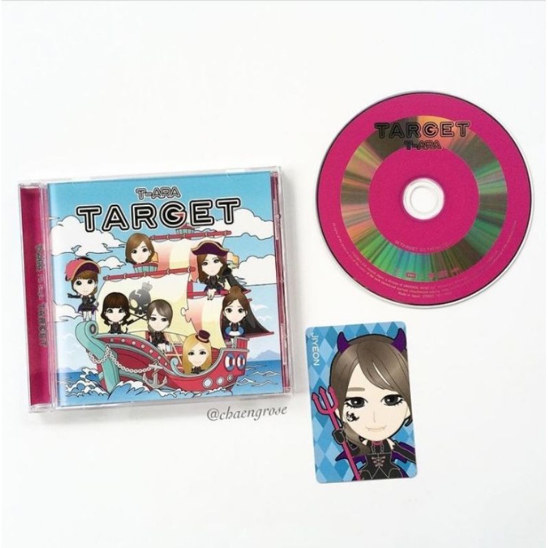T-ARA - TARGET Japanese Album Official Jiyeon Photocard Super Rare