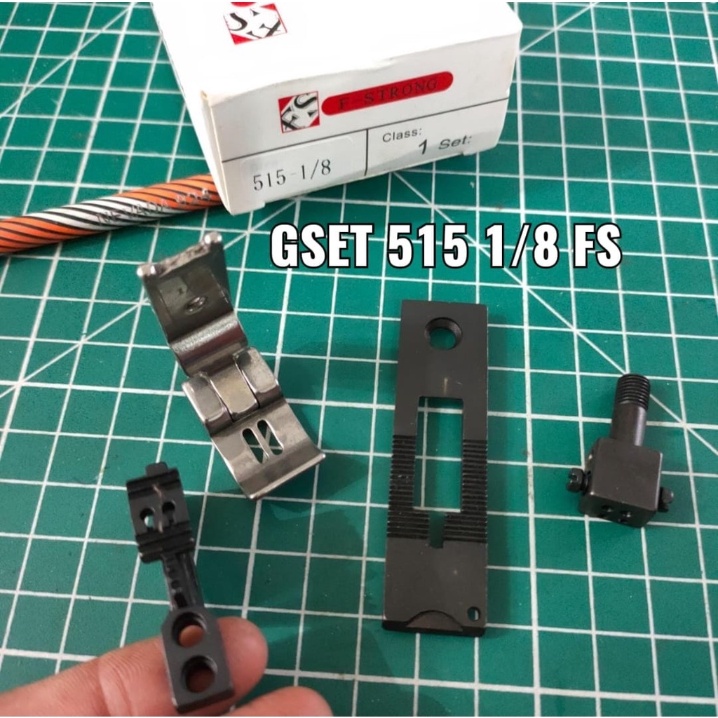 Gset / Gauge Set Mesin Jahit Jarum 2 Juki LH-515 1/8 FS