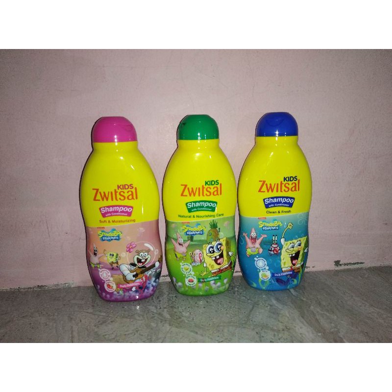 Zwitsal Kids Shampoo Pink, Blue, Green 180ml