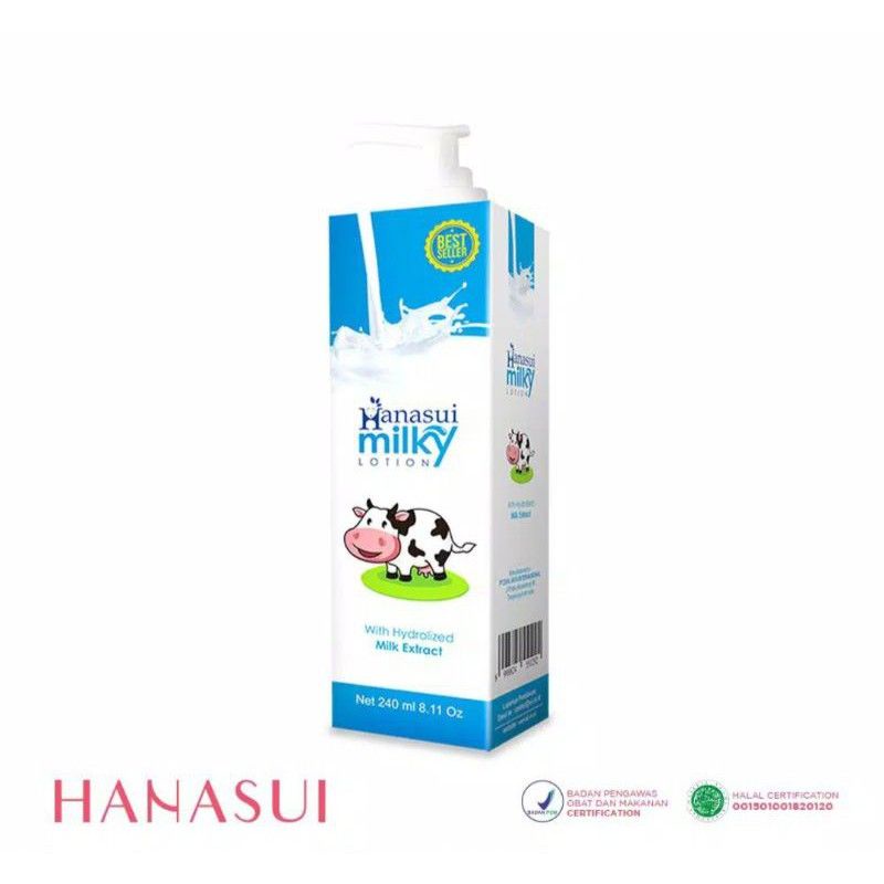 Medan Termurah 240ml Lotion Milky pemutih Body lotion pemutih by hanasui