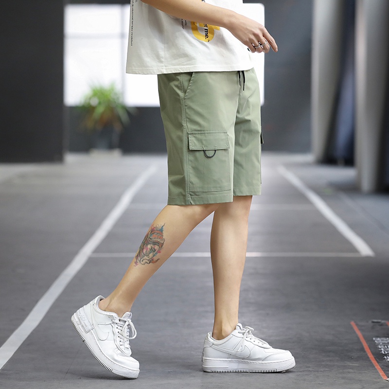 Celana Pendek Pria  Multi-saku Sport Casual Olahraga Santai Sporty Shorts