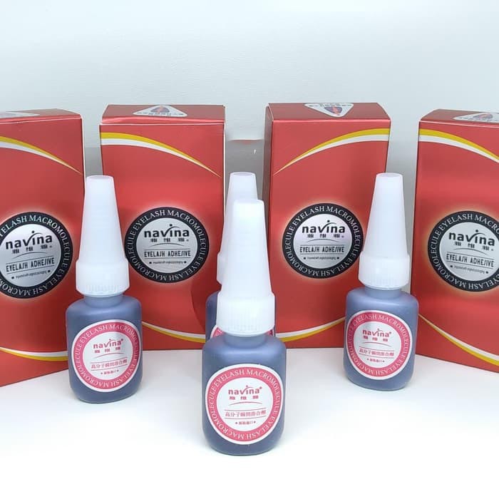 Navina Glue For Eyelash Extension Kotak Merah Lem Sambung Bulu Mata