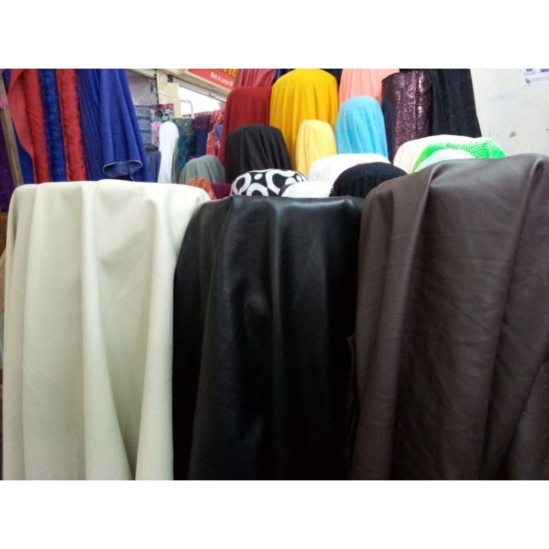 kain kulit sintetis garment