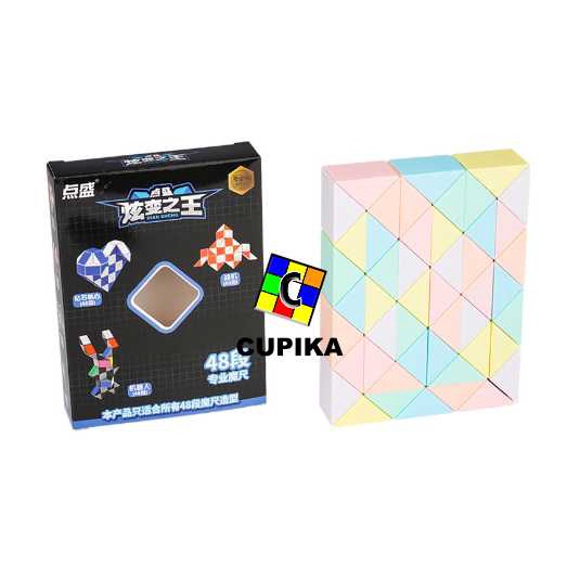 Rubik Diansheng macaron Snake PUZZLE 24 36 48 60 72 3x3 Montessori