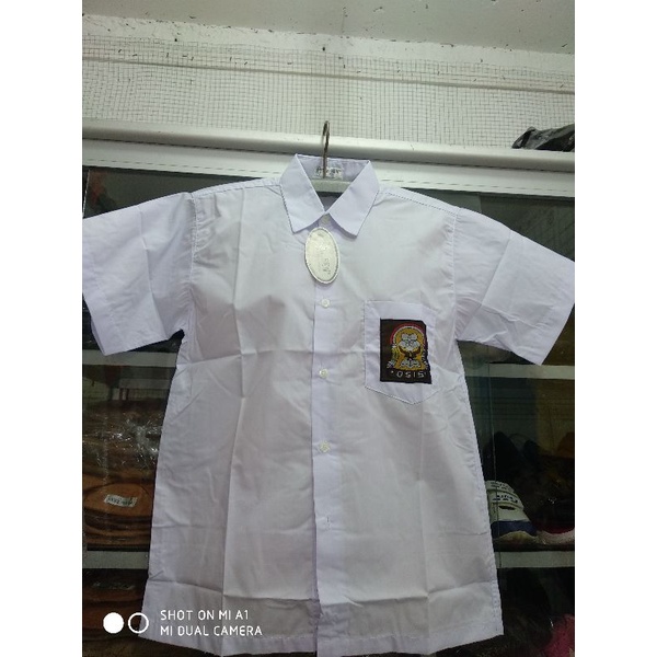 Baju Kemeja Putih SMA Lengan Pendek Mr.Ben