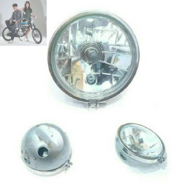LAMPU REFLEKTOR SET BATOK L2G FULL PRES/Lampu reflektor jute import taiwan set batok l2g full pres