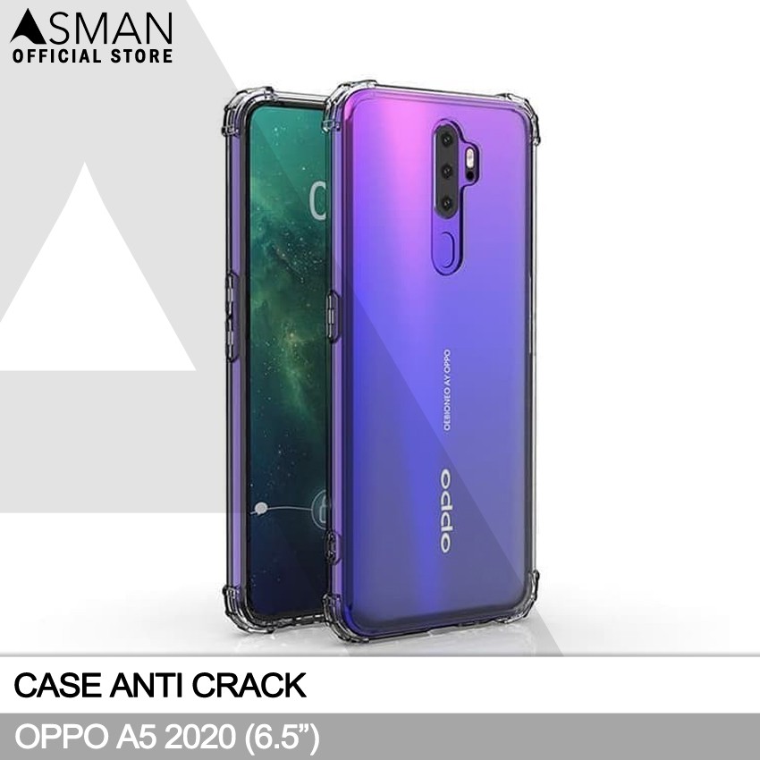 Anti Crack OPPO A5 2020 (6.5&quot;) | Soft Case Anti Bentur - Bening