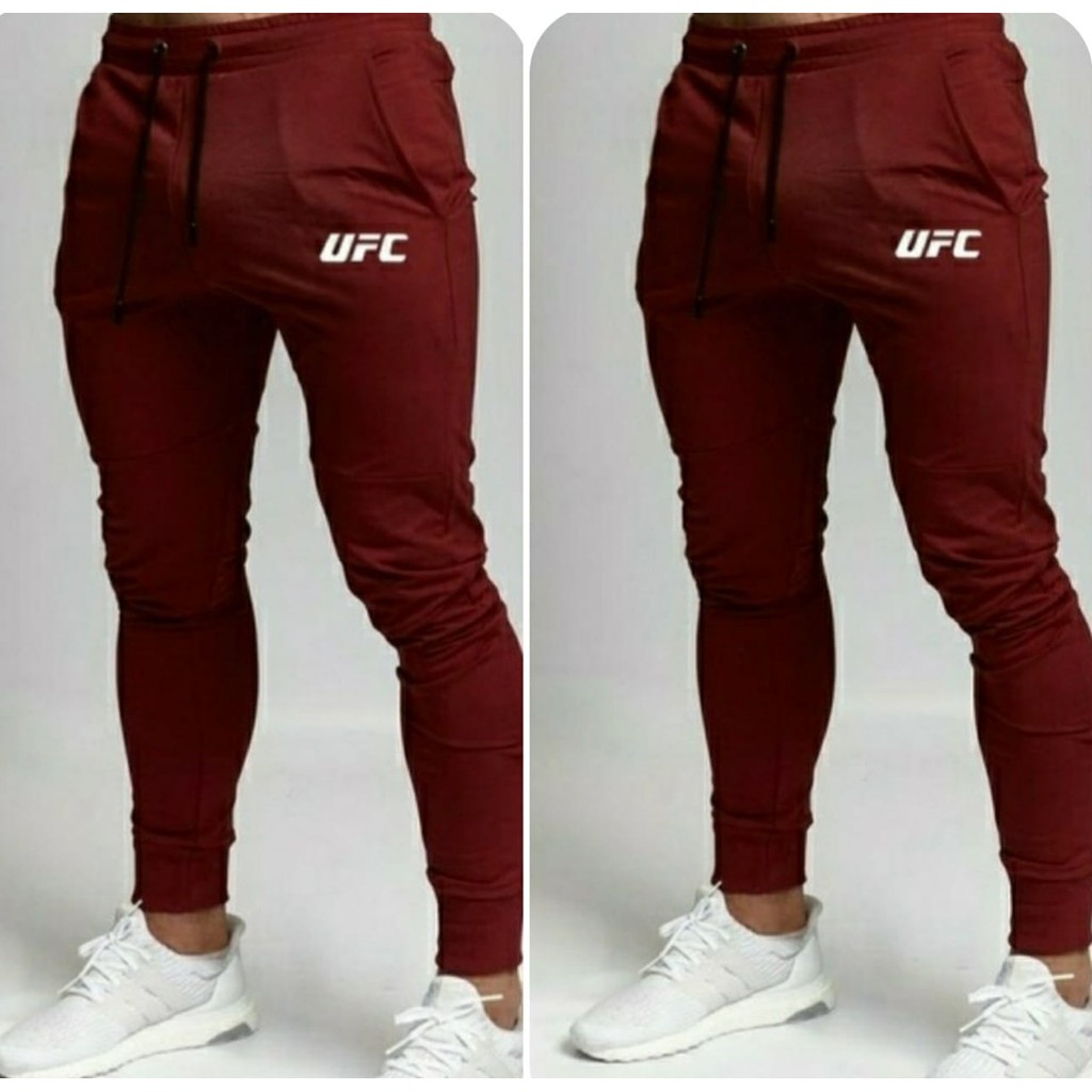 pakaian  pria / size M,L / celana sport / celana jogger pria / Jogger UFC