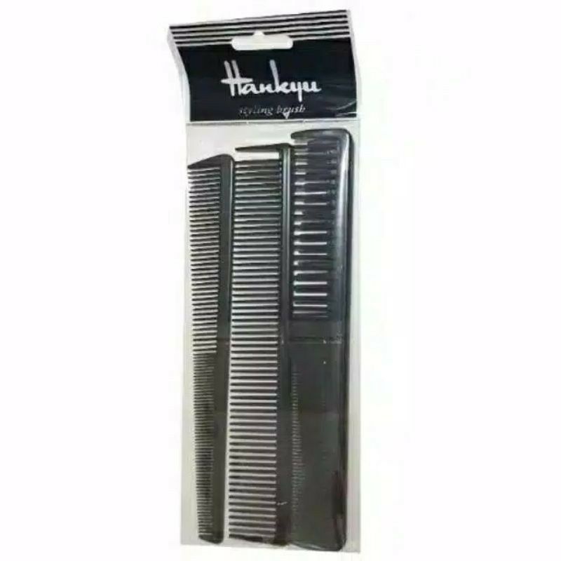 Jual Sisir Set Barber 4 Comb Flat Styling Shopee Indonesia 