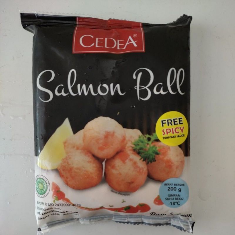 

Cedea Salmon Ball 200gram Free Spicy Teriyaki Sauce