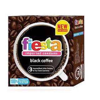 Kondom Fiesta Black Coffee Rasa Kopi Hitam