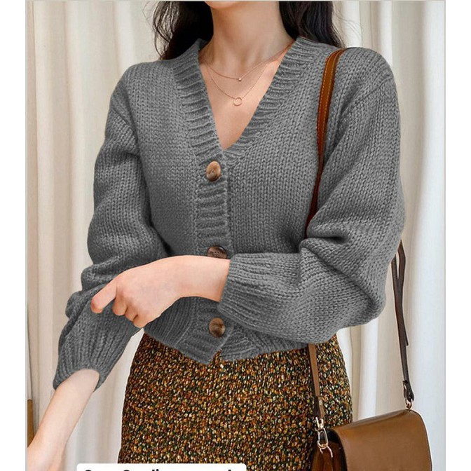 FX SHOP CARDI ZOEY RAJUT READY STOK