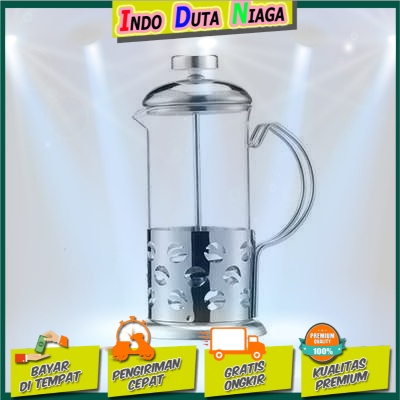 One Two Cups French Press Coffee Maker Pot 350ml - KG72I