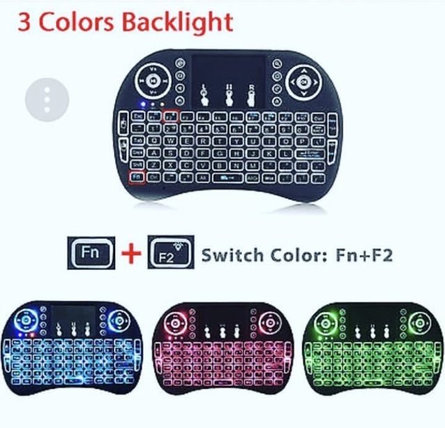 i8 Backlit Mini Wireless Keyboard Touchpad - Keyboard Mini Bluetooth FOR ANDROID TV BOX MINI
