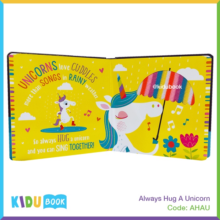 Buku Cerita Bayi dan Anak Always Hug A Unicorn Kidu Baby