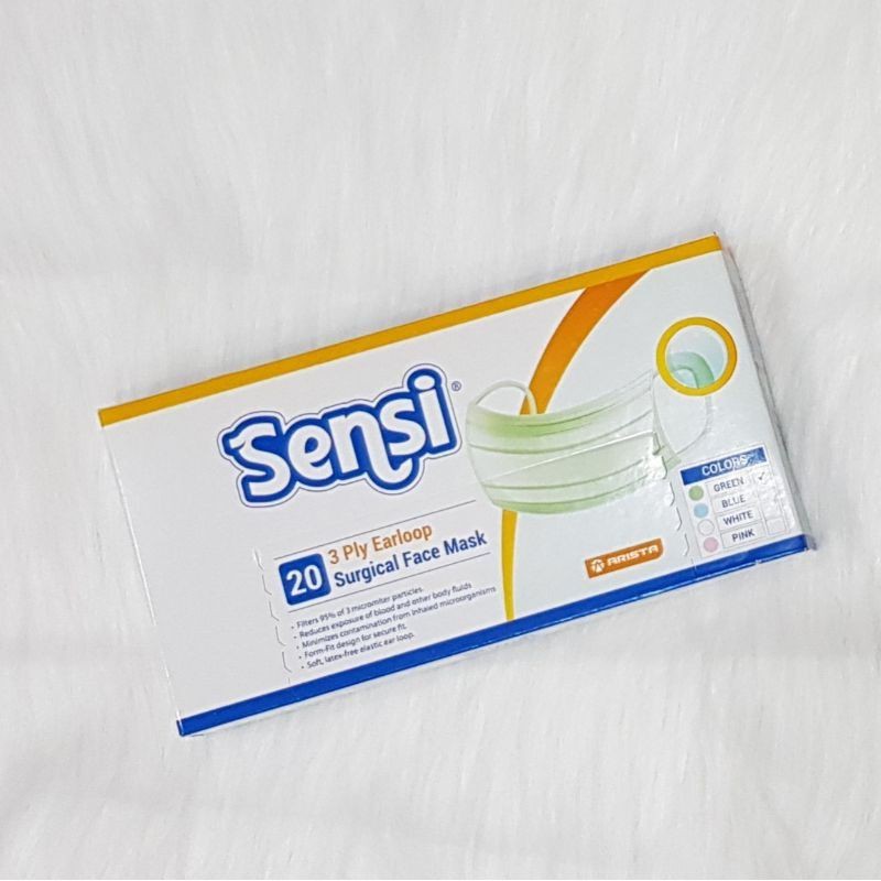 Masker Sensi 3Ply ~ Isi 20 pcs (Earloop)