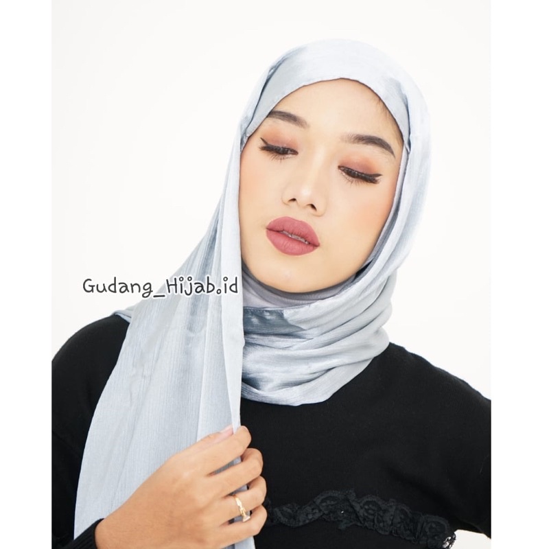 PASHMINA SATIN SILK MALAYSIA | Pashmina Satin Silk Sage | Pashmina SAGE | Cardenza Sage | SAGE GREEN