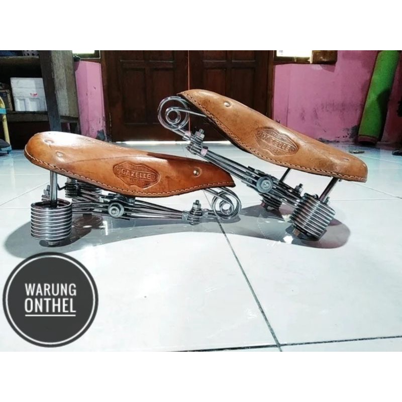 SADEL KULIT SEPEDA ONTHEL - SADEL SEPEDA ONTEL - SADEL GELUNG SEPEDA ONTEL ONTA UNTO KEBO