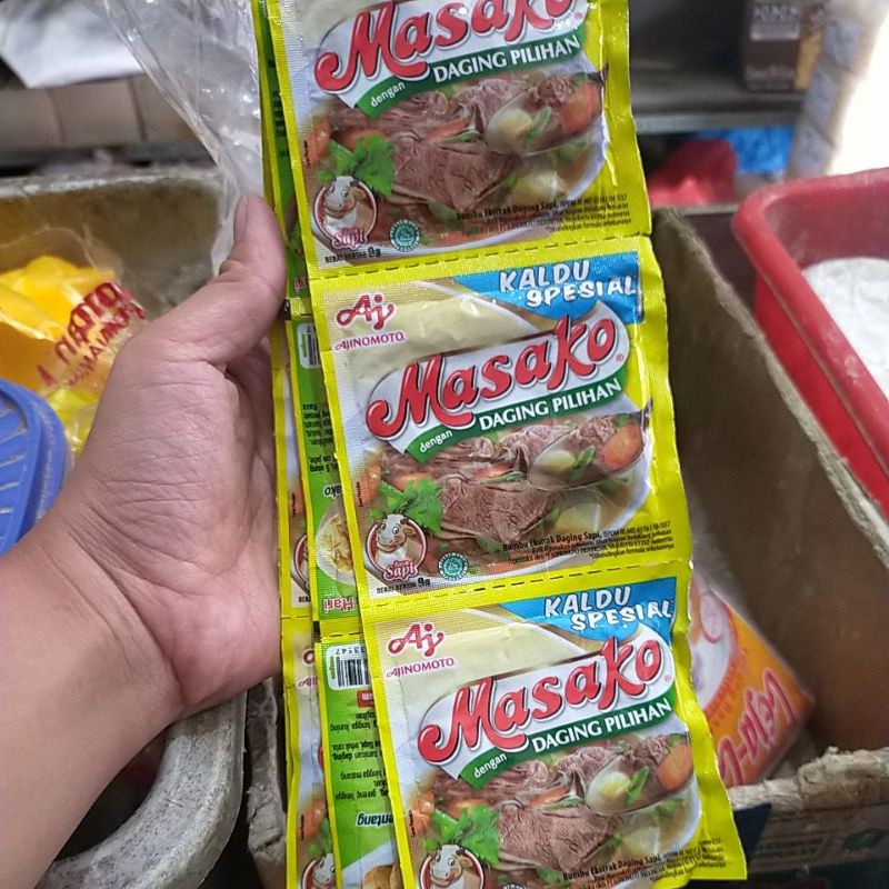 

Masako rasa sapi/ayam 9g×12