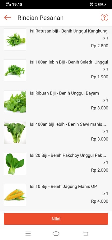 Isi 50 An Biji - Benih Unggul Kangkung Darat