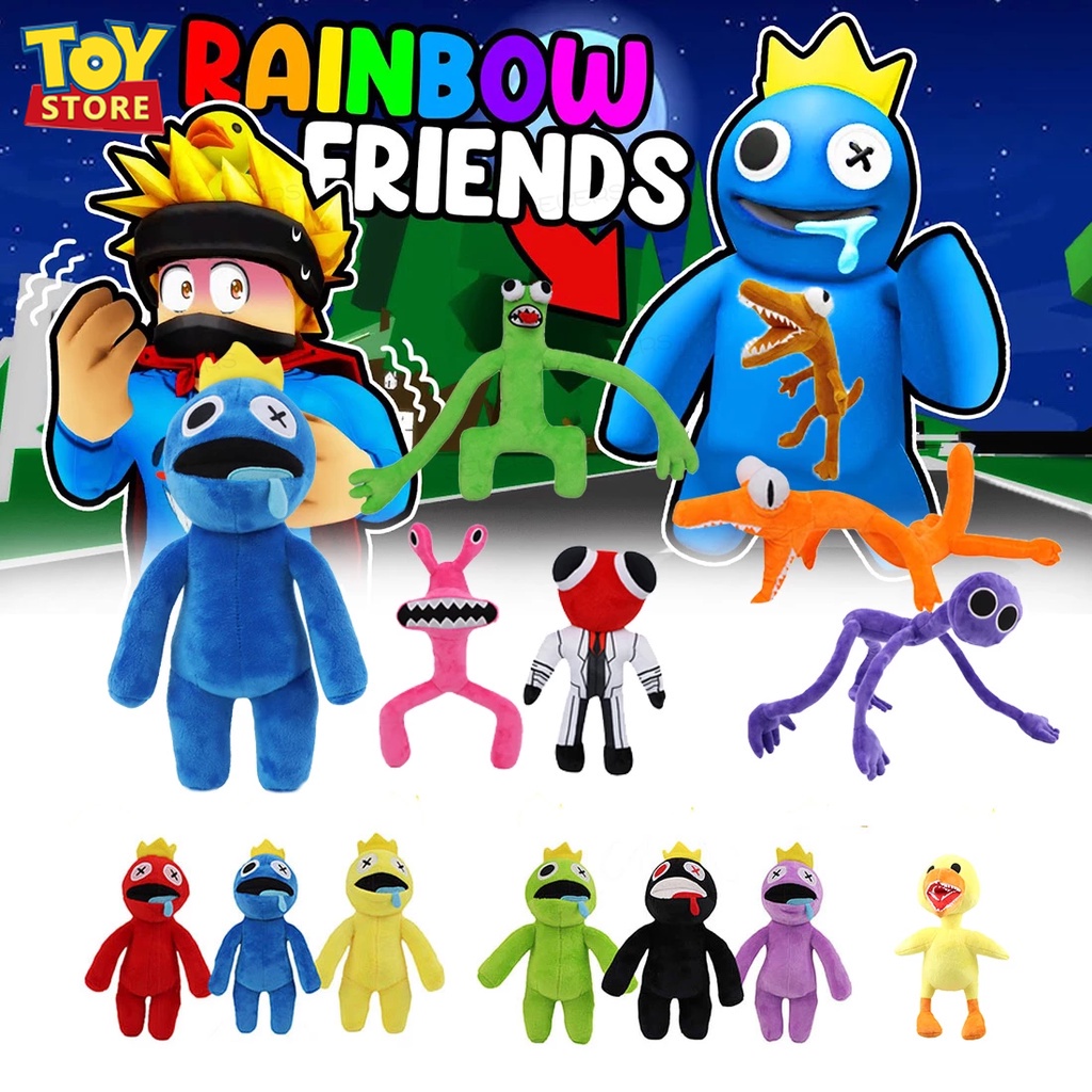 Rainbow Friends Boneka Roblox Game Ukuran 30cm Untuk Hadiah Ulang