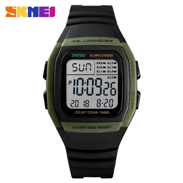 SKMEI 1278 Jam Tangan Wanita Digital Dual Time WK-SBY