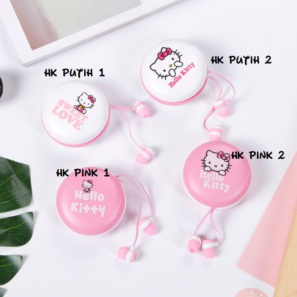 Earphone Microphone Hello Kitty Mic Music Player