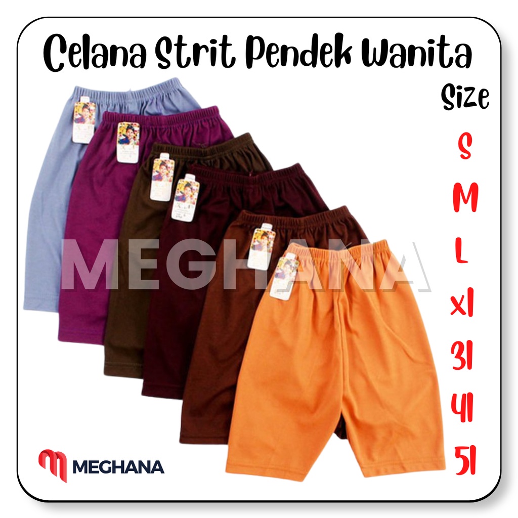 Celana short Celana strit pendek wanita XL jumbo  legging pendek dalaman celana pendek stretch