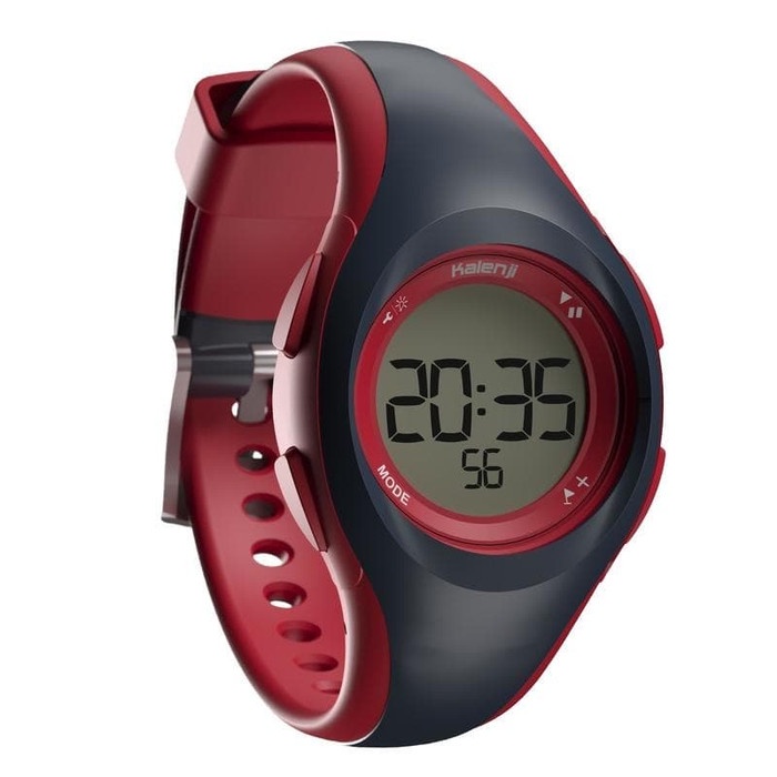 Kalenji Jam Tangan Wanita W200S 2020 Merah Hitam Decathlon - 8579237