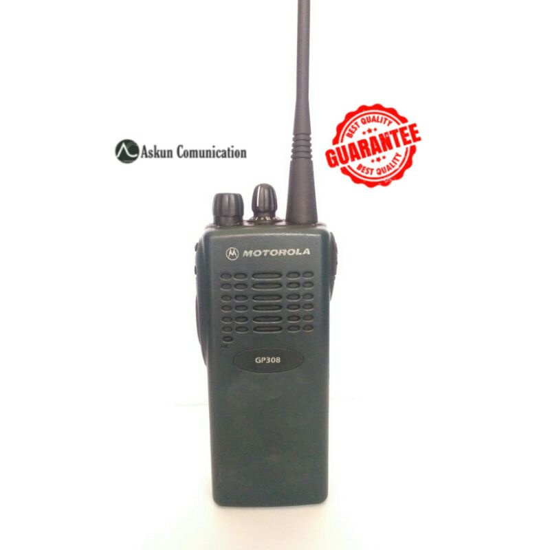 HT MOTOROLA GP 308 UHF BEKAS LENGKAP CHARGER MOTOROLA UHF GP 308