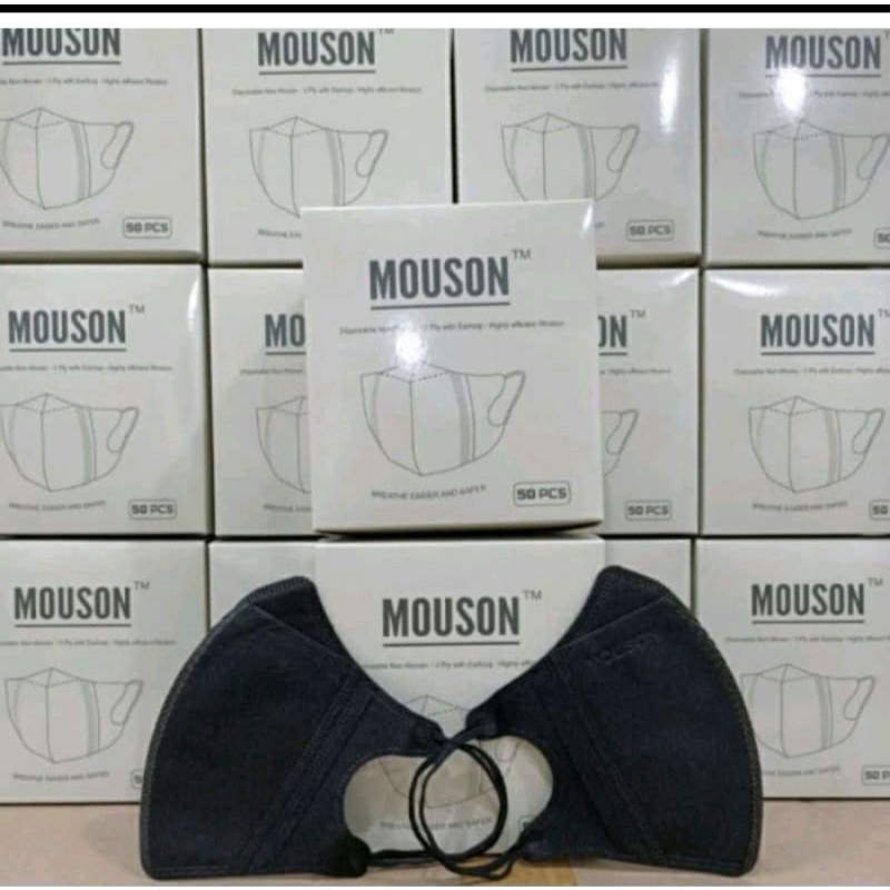 MASKER DUCKBILL MOUSON EMBOSS 4PLY 100%ORIGINAL