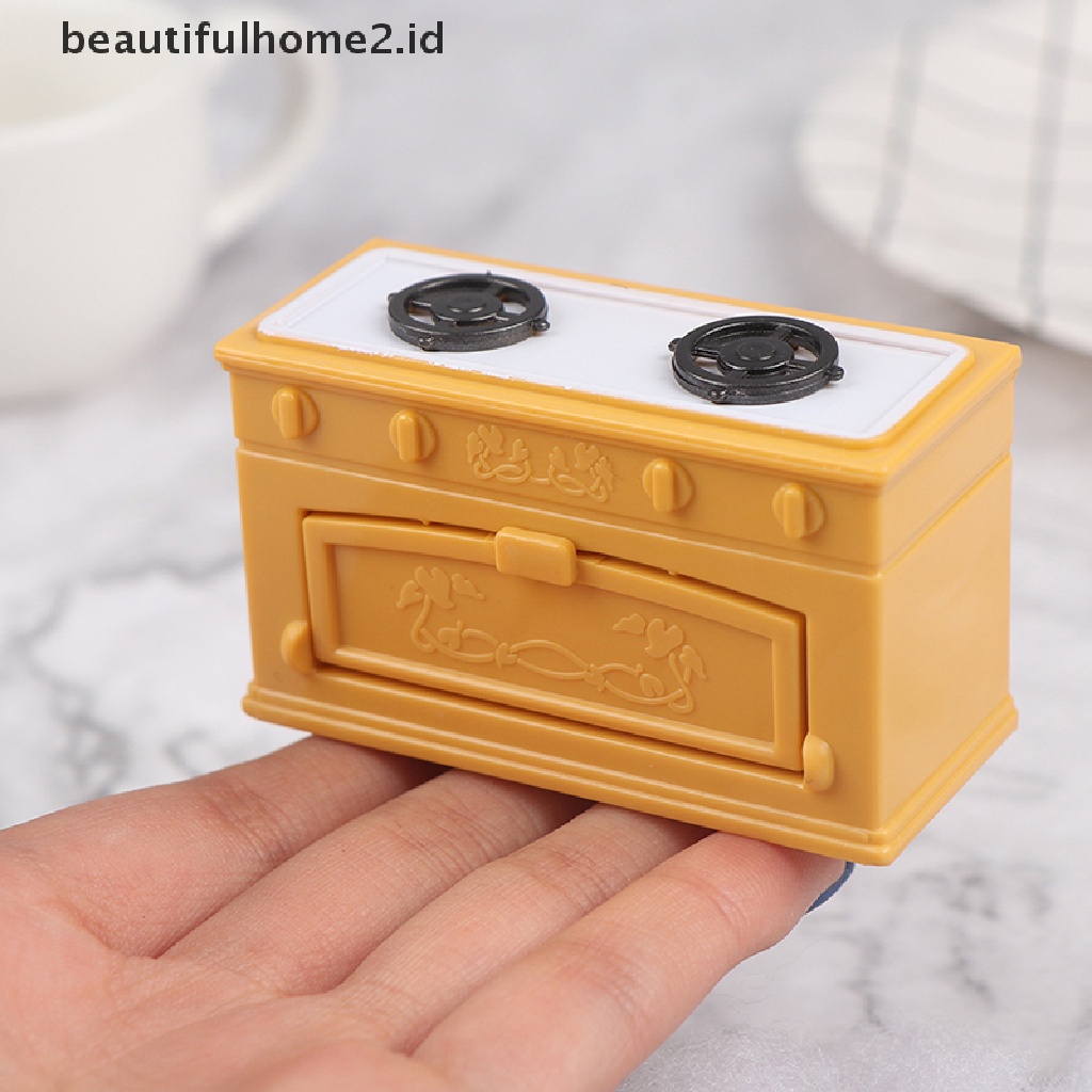 (beautifulhome2.id) Miniatur Kulkas Untuk Aksesoris Dapur Rumah Boneka