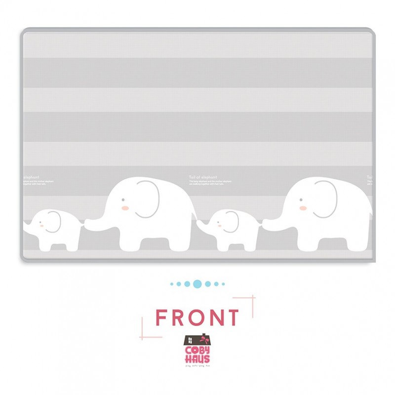 CobyHaus PE Playmat Karpet Bayi Size (200x130x1.5cm) - Elephant Tail