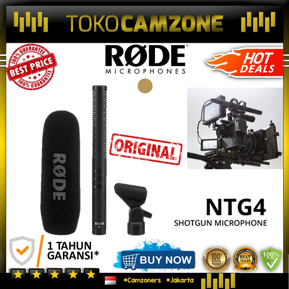 Jual Rode Ntg Shotgun Microphone Shopee Indonesia