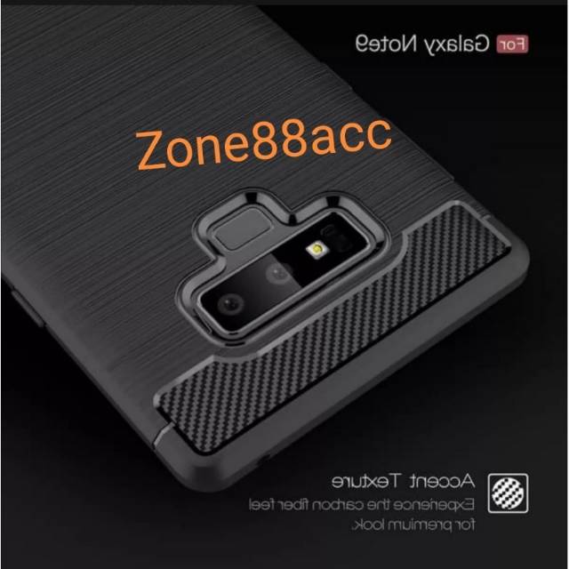 Silicon Case SAMSUNG Note 9 Softcase iPAKY Carbon Casing Cover TPU