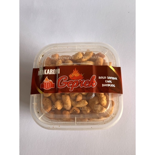 

makaroni bantat cup 60 gr - makaroni pedas asin daun jeruk - makaroni geprek - makroni bantet tasikmalaya