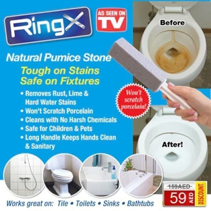 Alat Pembersih Toilet - Penghilang Kerak WC DLL RingX-Tool 2IN1