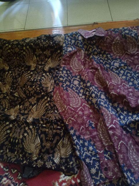 Kemeja Batik Prabu Bahan Katun Baturaden Reguler Fit A143