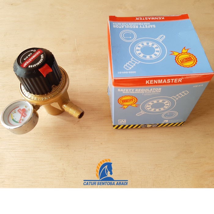 CTR KEPALA GAS REGULATOR GAS LPG KENMASTER KM 919 HIGH PRESSURE SNI METER