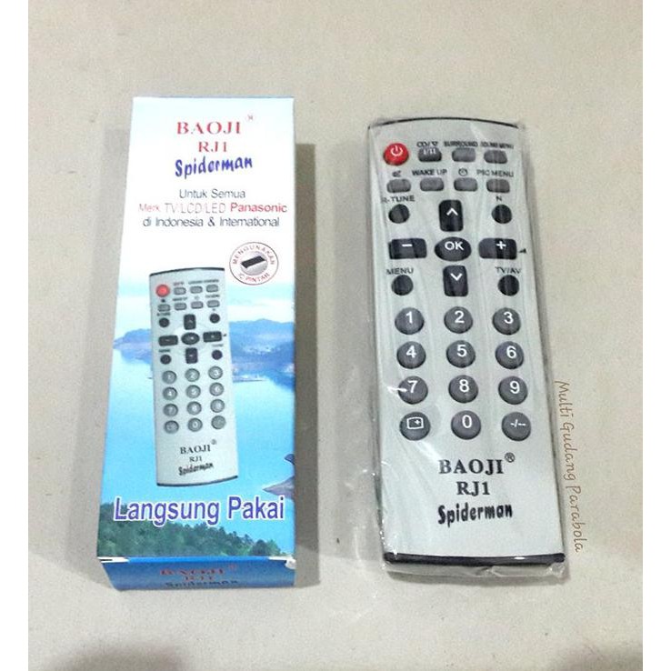 REMOT SPIDER BAOJI UNIVERSAL MULTIFUNGSI TV MERK PANASONIC