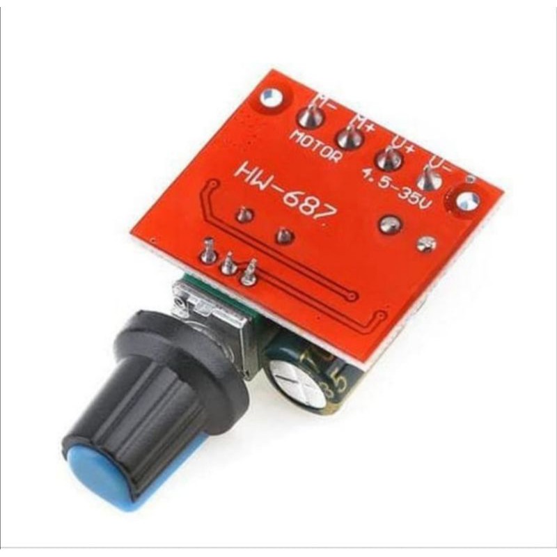 PWM 5A DC 4.5-35V 90W Motor Speed Dimmer Controller Lampu LED Dimer