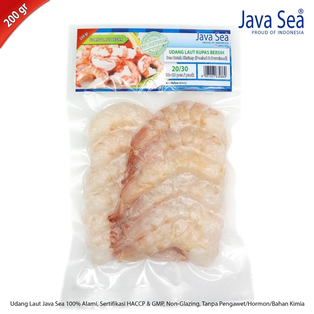 

Udang Laut Kupas (200 gram) - Java Sea