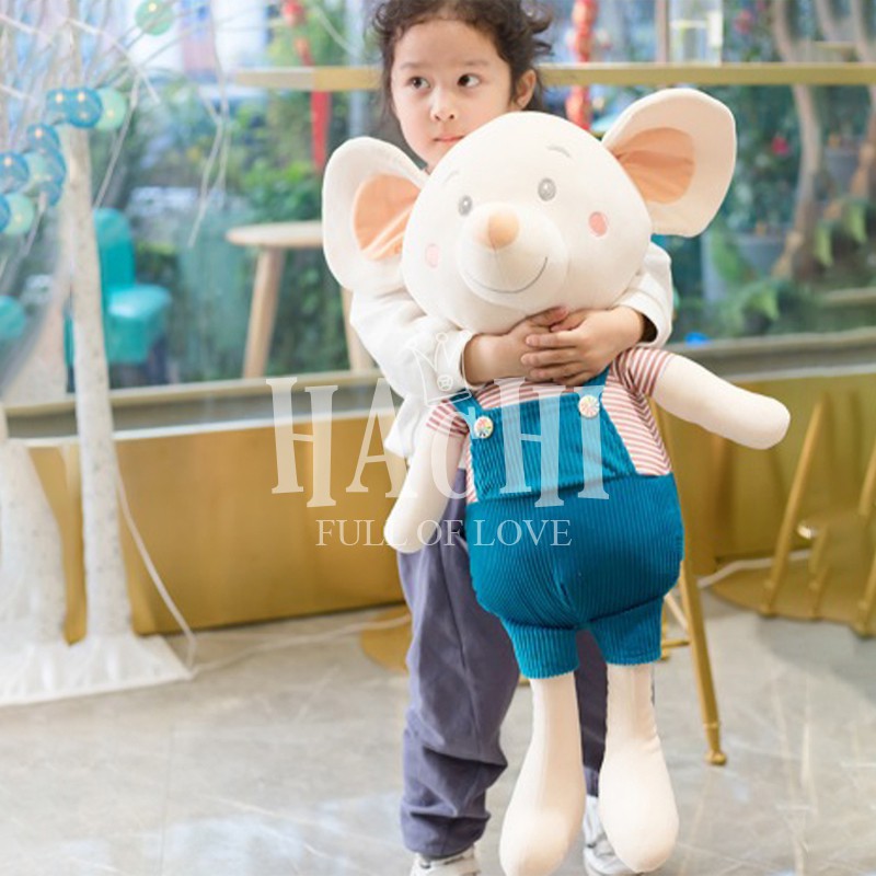 [ Ixia Kids ] Jumbo Buddy Happy Mouse Green / Boneka Tikus 75cm