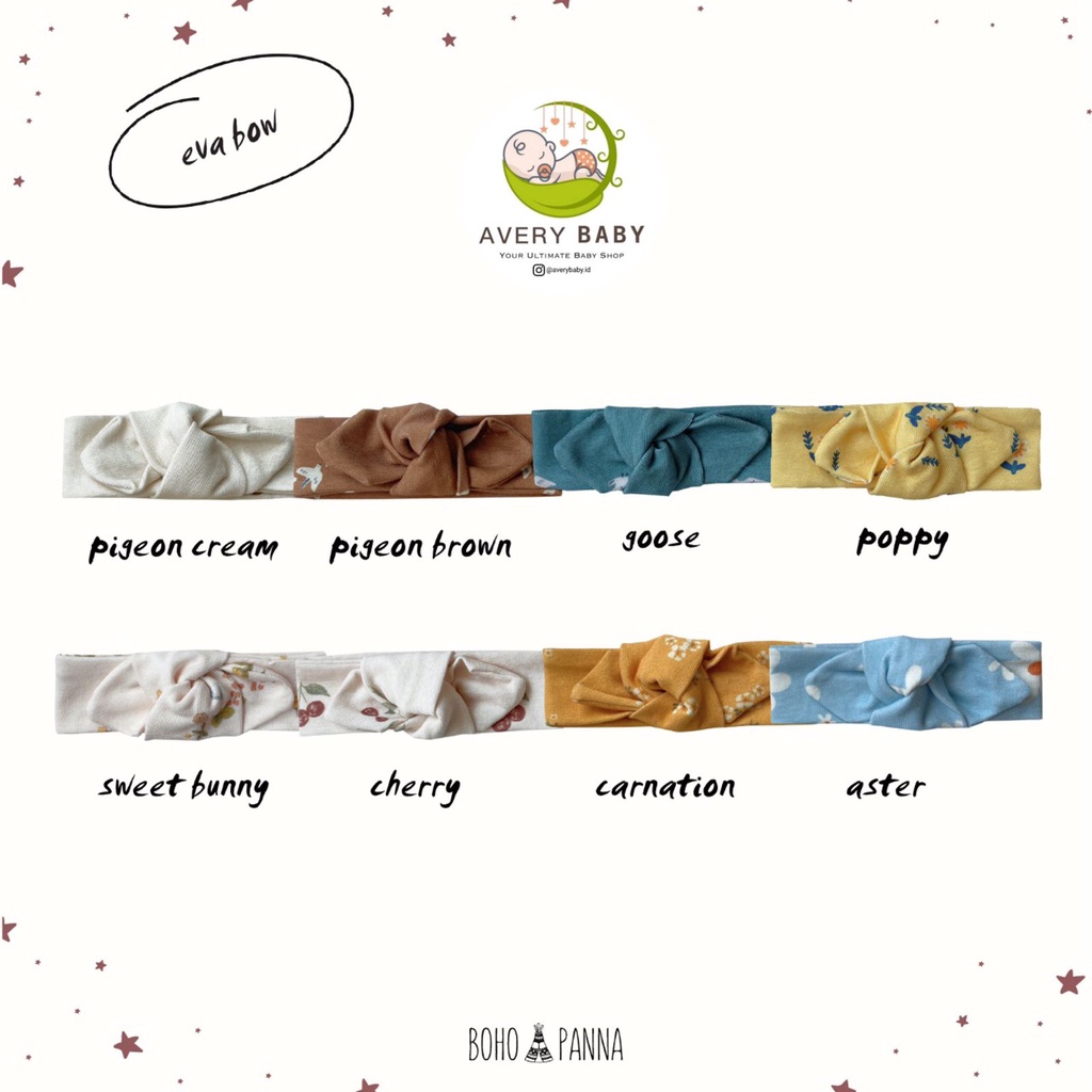 EVA BOW BOHOPANNA Bandana Bohobaby/ bow disney