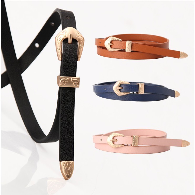 Ikat Ban Pinggang Wanita #731 KAISAR Gaya Korea Fashion Kulit PU Gasper Sabuk Cewe Womens Tali Belt