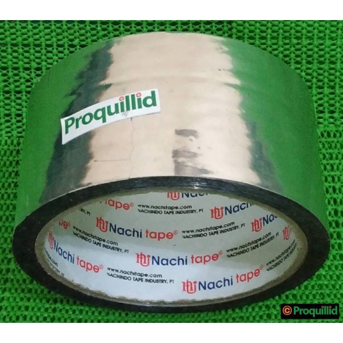 

Aman Metalizing / Metalized Tape Lakban / Isolasi Duct Ac 48 Mm / 2" Nachi Trendi