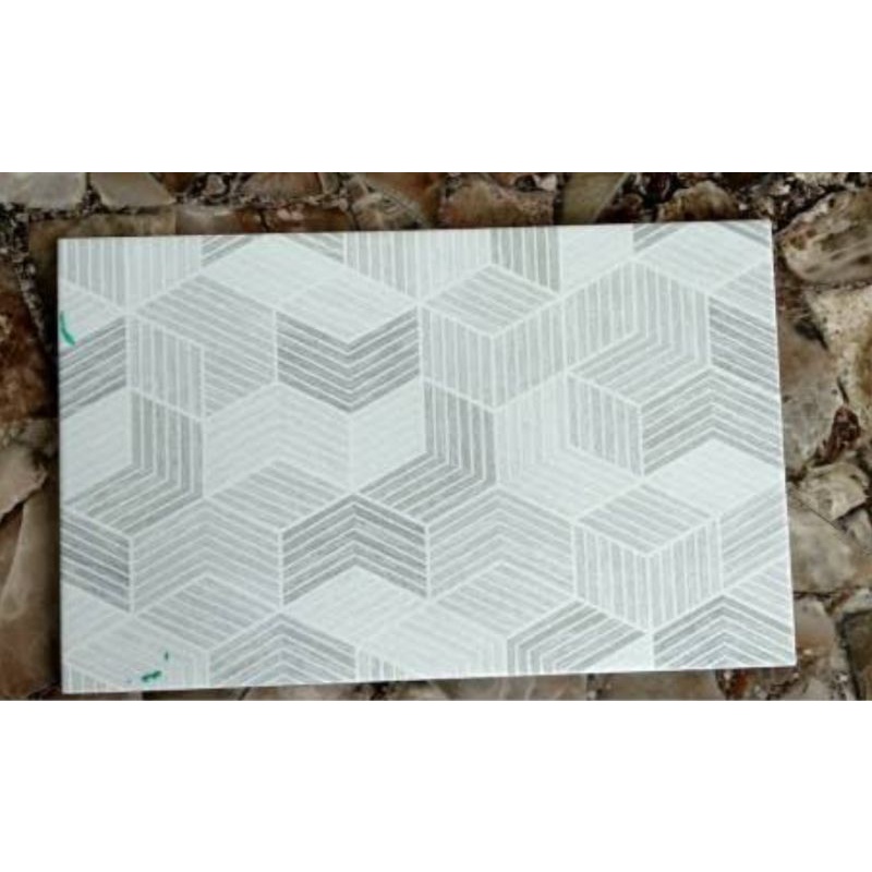 keramik 25x40 dinding kamar motif platinum nino grey decor