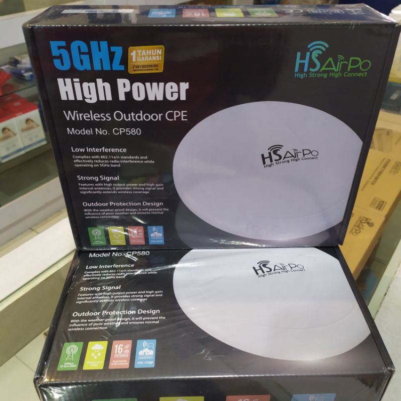 Outdoor Access Point 300Mbps 5,8Ghz Hs Airpo CP580