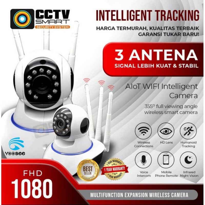 IP KAMERA WIRELESS 360DERAJAT /KAMERA IP YOOSEE BISA PTZ